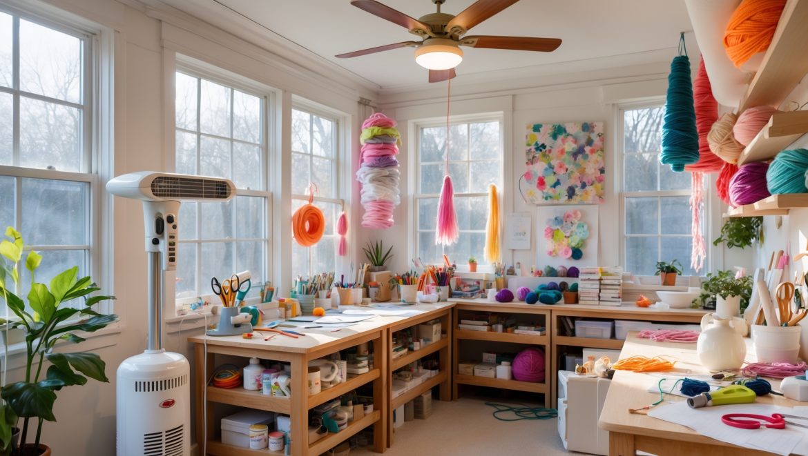 Craft Studio Climate Control: DIY Heating & Cooling Solutions for Every Season