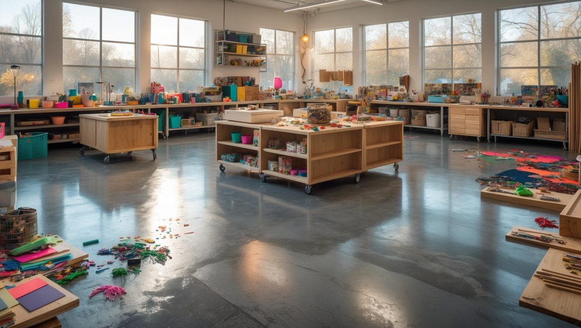 DIY Craft Studio Flooring: Best Options, Installation Tips & Maintenance