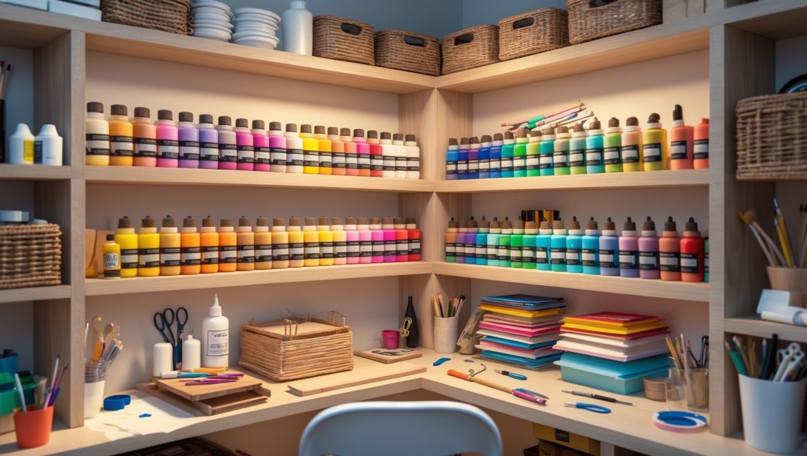 Step-by-Step Guide to Creating a DIY Paint Storage Wall for Craft Studios