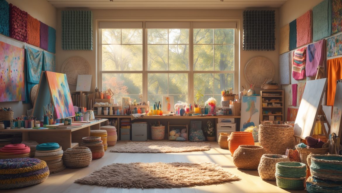 DIY Craft Studio Soundproofing: Creative Solutions for a Quieter Workspace