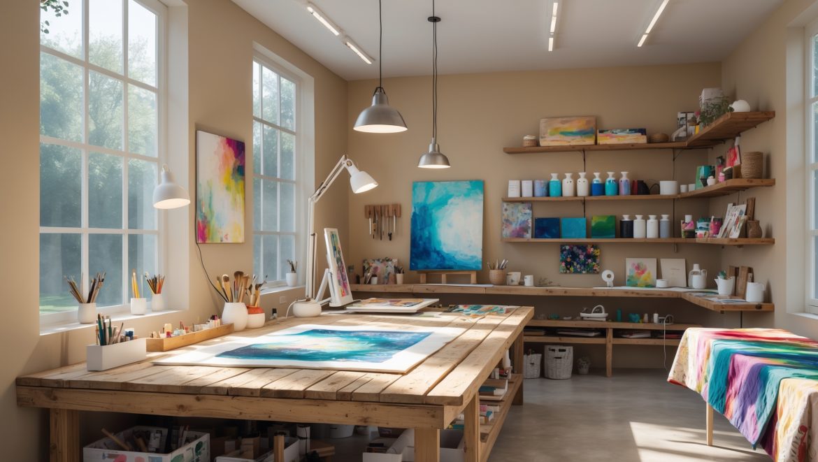 Essential Lighting Solutions for DIY Craft Studios: Boosting Creativity and Precision