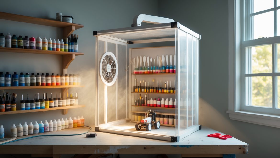 How to Build a DIY Craft Spray Booth: A Step-by-Step Workshop Upgrade