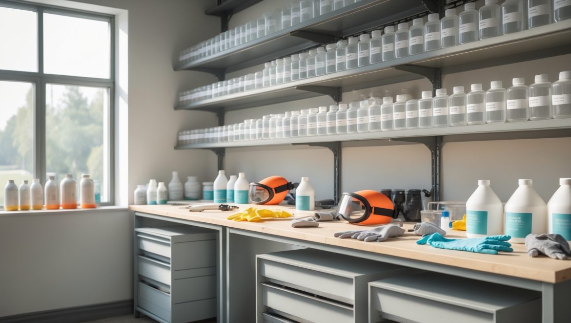 The DIY Crafter’s Guide to Safe and Efficient Chemical Storage in Your Studio