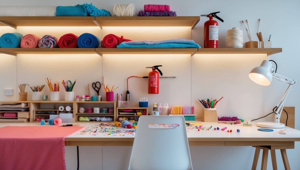 DIY Craft Studio Fire Safety: Creating a Workspace That Protects Your Projects and Your Peace of Mind