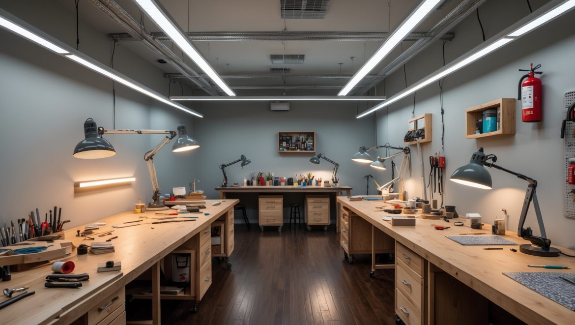 Craft Studio Lighting Safety: Wiring, Placement & Fire Risk Prevention