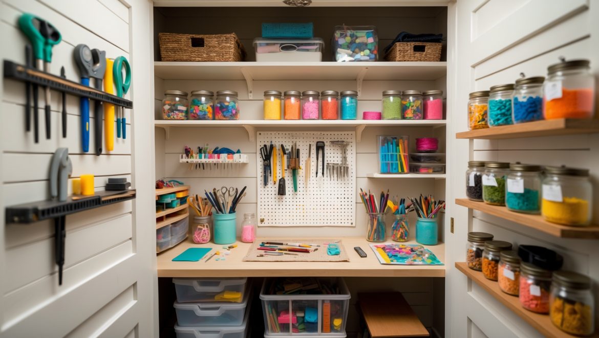 Reclaiming Forgotten Spaces: Transforming an Unused Closet into a Functional DIY Craft Nook