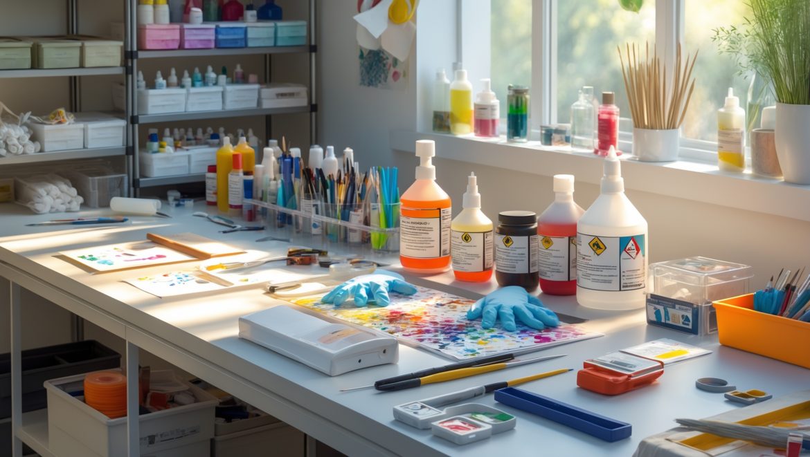 Craft Studio Safety: A Comprehensive Chemical & Material Handling Guide for DIYers