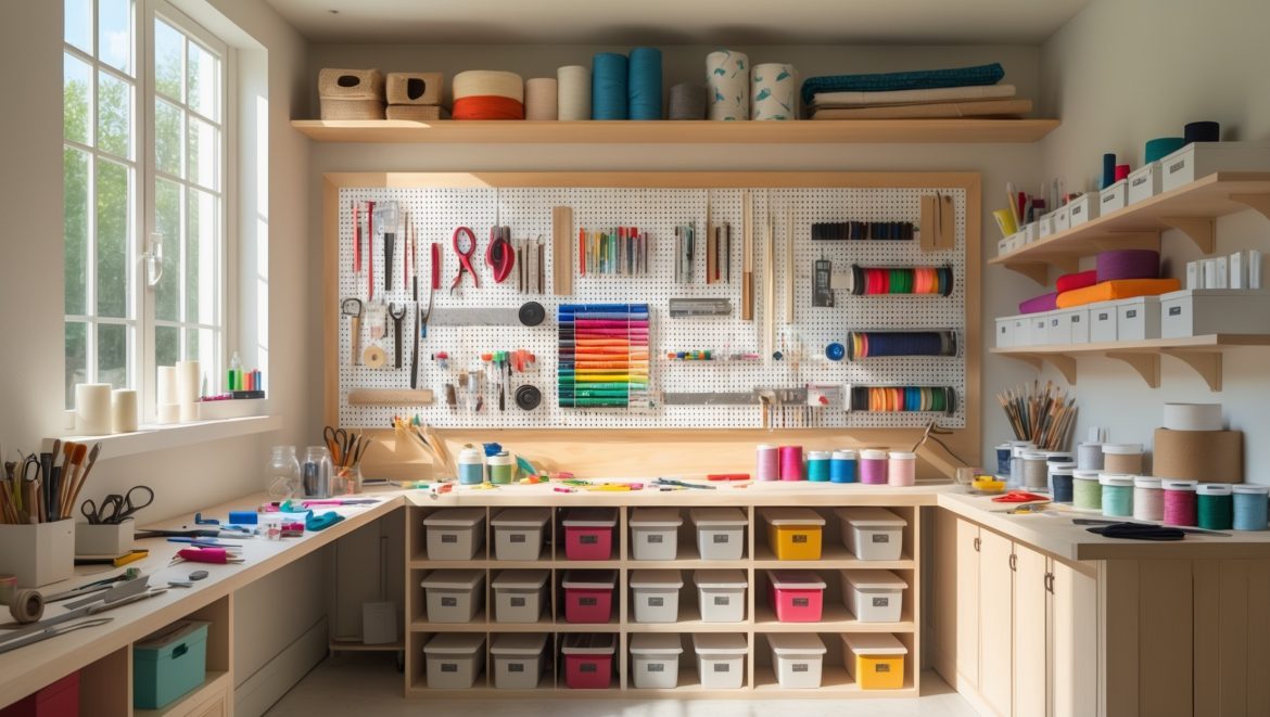 DIY Craft Studio Organization: Building a Custom Pegboard System